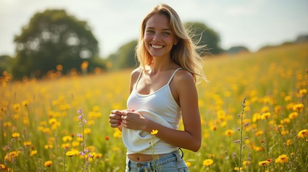 Umweltfreundliche menstruationsoptionen für eine nachhaltige Periode