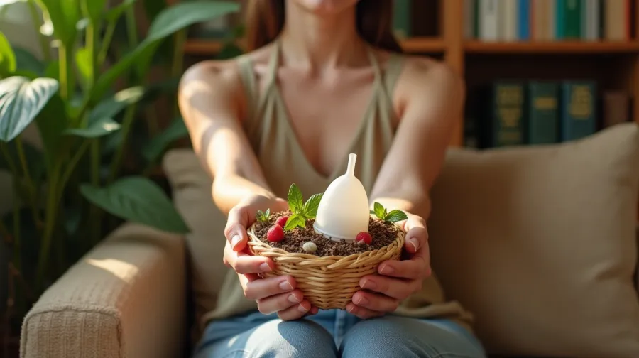 Umweltfreundliche menstruationsoptionen für eine nachhaltige Periode
